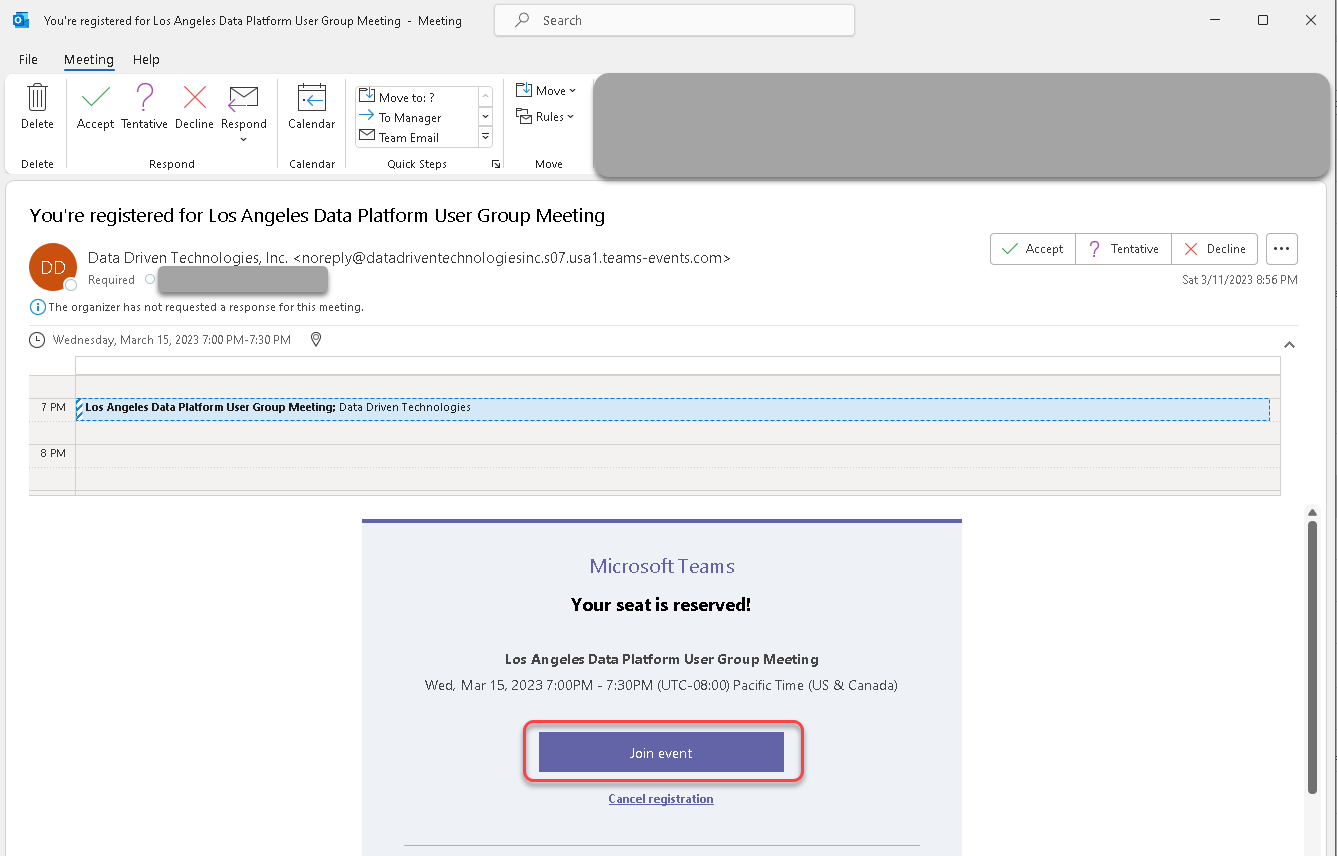 Upcoming changes to Los Angeles Data Platform User Group virtual ...